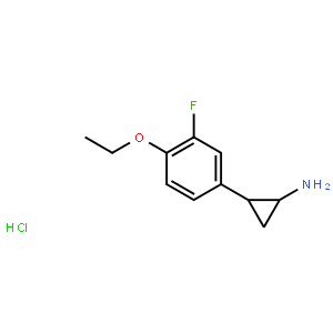 (1S,2R)-rel-2-(4-ethoxy-3-fluorophenyl)cyclopropan-1-amine hydrochloride
