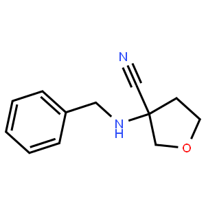 3-(Benzylamino)oxolane-3-carbonitrile