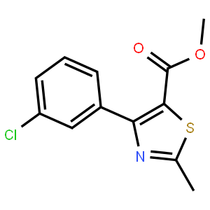 Methyl 4-(3-chlorophenyl)-2-methylthiazole-5-carboxylate