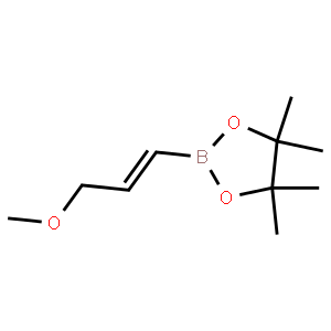 反-3-甲氧基-1-丙烯基硼酸频哪醇酯