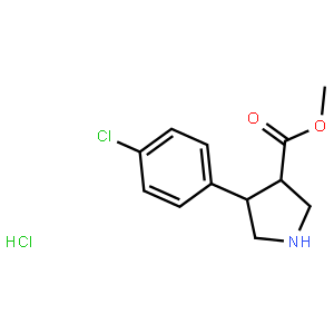 methyl (3S,4R)-4-(4-chlorophenyl)pyrrolidine-3-carboxylate hydrochloride