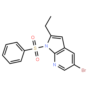 5-Bromo-2-ethyl-1-(phenylsulfonyl)-1H-pyrrolo[2,3-b]pyridine