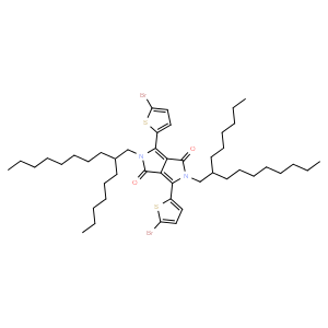 3,6-Bis(5-bromo-2-thienyl)-2,5-bis(2-hexyldecyl)-2,5-dihydro-pyrrolo[3,4-c]pyrrole-1,4-dione,1000623-98-2