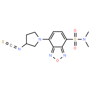 (R)-(-)-DBD-Py-NCS [=(R)-(-)-4-(N,N-二甲氨基磺酰基)-7-(3-异硫氰酸基四氢吡咯-1-基)-2,1,3-苯并恶二唑][用于高效液相色谱标记]