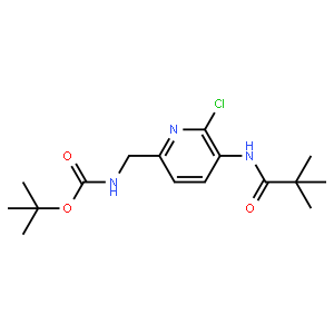 tert-Butyl (6-chloro-5-pivalamidopyridin-2-yl)methylcarbamate