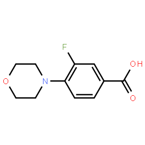 3-Fluoro-4-morpholinobenzoic acid