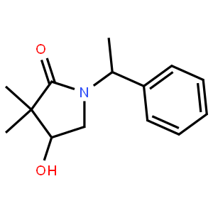 4-hydroxy-3,3-dimethyl-1-[(1R)-1-phenylethyl]pyrrolidin-2-one