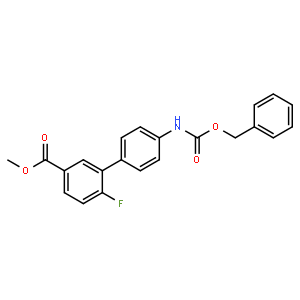 Methyl 3-(4-Cbz-aminophenyl)-4-fluorobenzoate