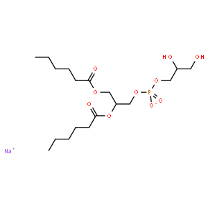 1,2-dihexanoyl-sn-glycero-3-phospho-(1'-rac-glycerol) (sodium salt)