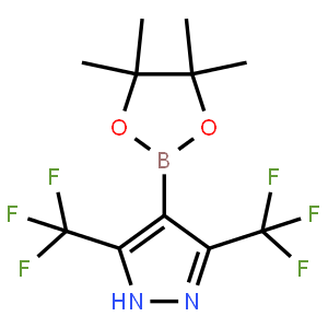 3,5-Bis(trifluoromethyl)-1H-pyrazole-4-boronic acid pinacol ester