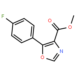 Methyl 5-(4-fluorophenyl)oxazole-4-carboxylate