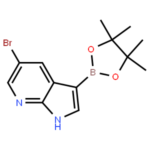 5-Bromo-3-(4,4,5,5-tetramethyl-1,3,2-dioxaborolan-2-yl)-1H-pyrrolo[2,3-b]pyridine,1072152-50-1