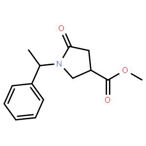 methyl (3s)-5-oxo-1-[(1r)-1-phenylethyl]pyrrolidine-3-carboxylate
