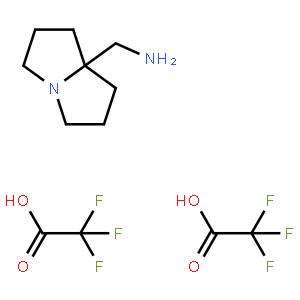 hexahydro-1H-pyrrolizin-7a-ylmethanamine ditrifluoroacetate