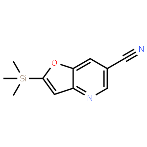 2-(Trimethylsilyl)furo[3,2-b]pyridine-6-carbonitrile