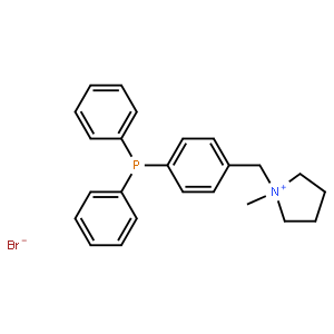 1-甲基-1-[4-(二苯基膦)苄基]吡咯烷鎓溴化物