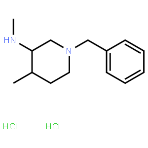 (3R,4R)-1-benzyl-N,4-dimethylpiperidin-3-amine dihydrochloride