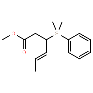 (3S,4E)-Methyl3-(dimethylphenylsilyl)-4-hexenoate