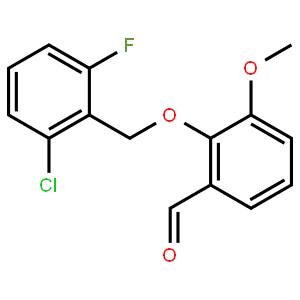 2-[(2-Chloro-6-fluorobenzyl)oxy]-3-methoxybenzaldehyde