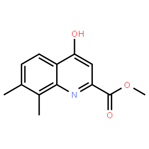 Methyl 4-hydroxy-7,8-dimethylquinoline-2-carboxylate