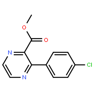 methyl 3-(4-chlorophenyl)pyrazine-2-carboxylate