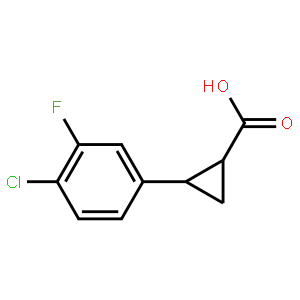 (1R,2R)-rel-2-(4-chloro-3-fluorophenyl)cyclopropane-1-carboxylic acid