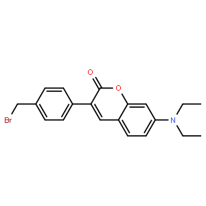 3-[4-(Bromomethyl)phenyl]-7-(diethylamino)coumarin