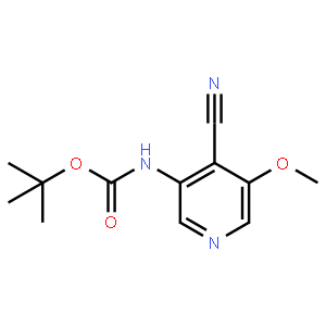 tert-Butyl 4-cyano-5-methoxypyridin-3-ylcarbamate