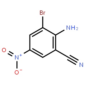 2-氨基-3-溴-5-硝基苯甲腈