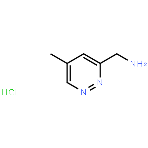 (5-methylpyridazin-3-yl)methanamine hydrochloride