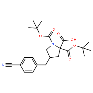 Boc-(2S,4R)-1-(tert-butoxycarbonyl)-4-(4-cyanobenzyl)pyrrolidine-2-carboxylic