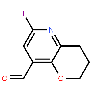 6-Iodo-3,4-dihydro-2h-pyrano[3,2-b]pyridine-8-carbaldehyde