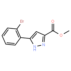 Methyl 5-(2-bromophenyl)-1h-pyrazole-3-carboxylate