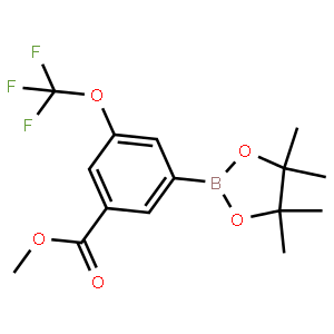 3-Methoxycarbonyl-5-trifluoromethoxylphenylboronic acid, pinacol ester