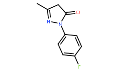 1-(4-氟苯基)-3-甲基-2-吡唑啉-5-酮,97%