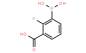 3-Carboxy-2-fluorophenylboronic acid