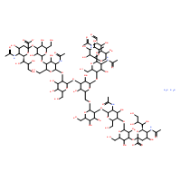 O-(N-乙酰基-ALPHA-神经胺酰基)-[2-3(OR 2-6)]-O-BETA-D-吡喃半乳糖基-(1-4)-O-2-(乙酰氨基)-2-脱氧-BETA-D-吡喃葡萄糖基-(1-2)-O-ALPHA-D-甘露糖基-(1-3)-O-[O-(N-乙酰基-ALPHA-神经胺酰基)-[2-3(OR 2-6)]-O-BETA-D-吡喃半乳糖基-(1-4)-O-2-(乙酰氨基)-2-脱氧-BETA-D-吡喃葡萄糖基-(1-2)-ALPHA-D-甘露糖基-(1-6)]-O-BETA-D-甘露糖基-(1-4)-O-