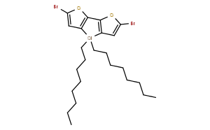 2,6-二溴-4,4-二正辛基二噻吩并[3,2-b:2',3'-d]噻咯
