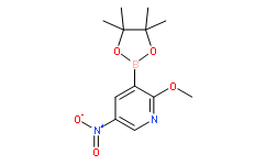 2-甲氧基-5-硝基吡啶-3-硼酸频那醇酯