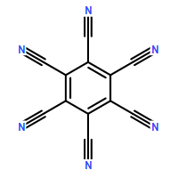 hexacyanobenzene radical