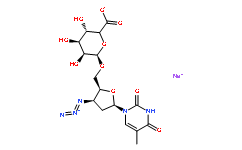3'-Azido-3'-deoxythymidine β-D-glucuronide (sodium salt)