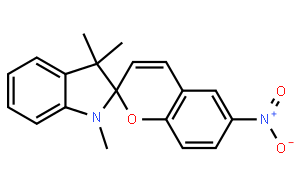 螺[1，3，3-三甲基吲哚-(6'-硝基苯并二氢吡喃)],98%