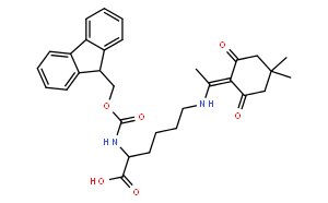 N-Fmoc-N'-[1-(4，4-二甲基-2，6-二氧代环己亚基)乙基]-D-赖氨酸,97%