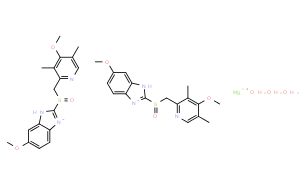 镁,双[6-甲氧基-2-[(S)-[(4-甲氧基-3,5-二甲基-2-吡啶基)甲基]亚磺酰基-κO]-1H-苯并咪唑并-κN3] - ,三水合物