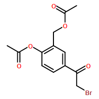 4-Acetoxy-3-acetoxymethyl-a-bromoacetophenone