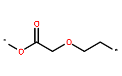 聚对二氧环己酮,inherent viscosity:  0.3-2.5dl/g