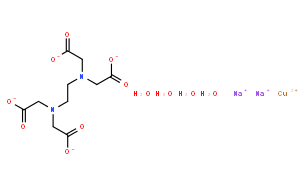 乙二胺四乙酸二钠铜(II)	四水合物