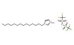 1-十四烷基-3-甲基咪唑双(三氟甲烷磺酰)亚胺盐,≥98%