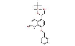 -Benzyloxy-5-[(R)-2-bromo-1-(tertbutyldimethylsilyloxy)ethyl]-1H-quinolinone