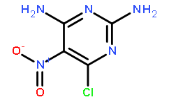 6-氯-5-硝基-2，4-二氨基嘧啶,95%